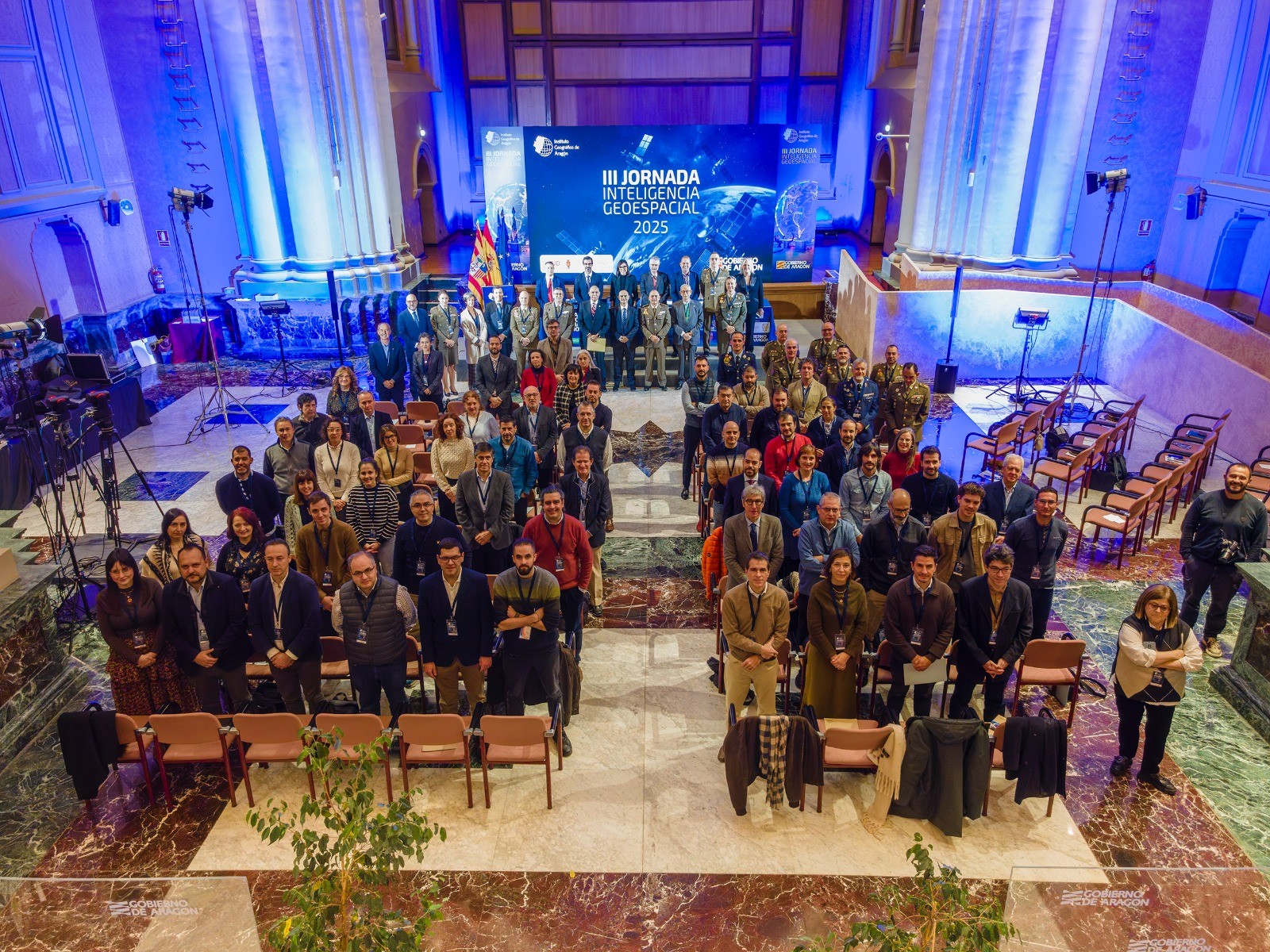 Foto de familia de la III Jornada Geoespacial (Zaragoza, España 2025)