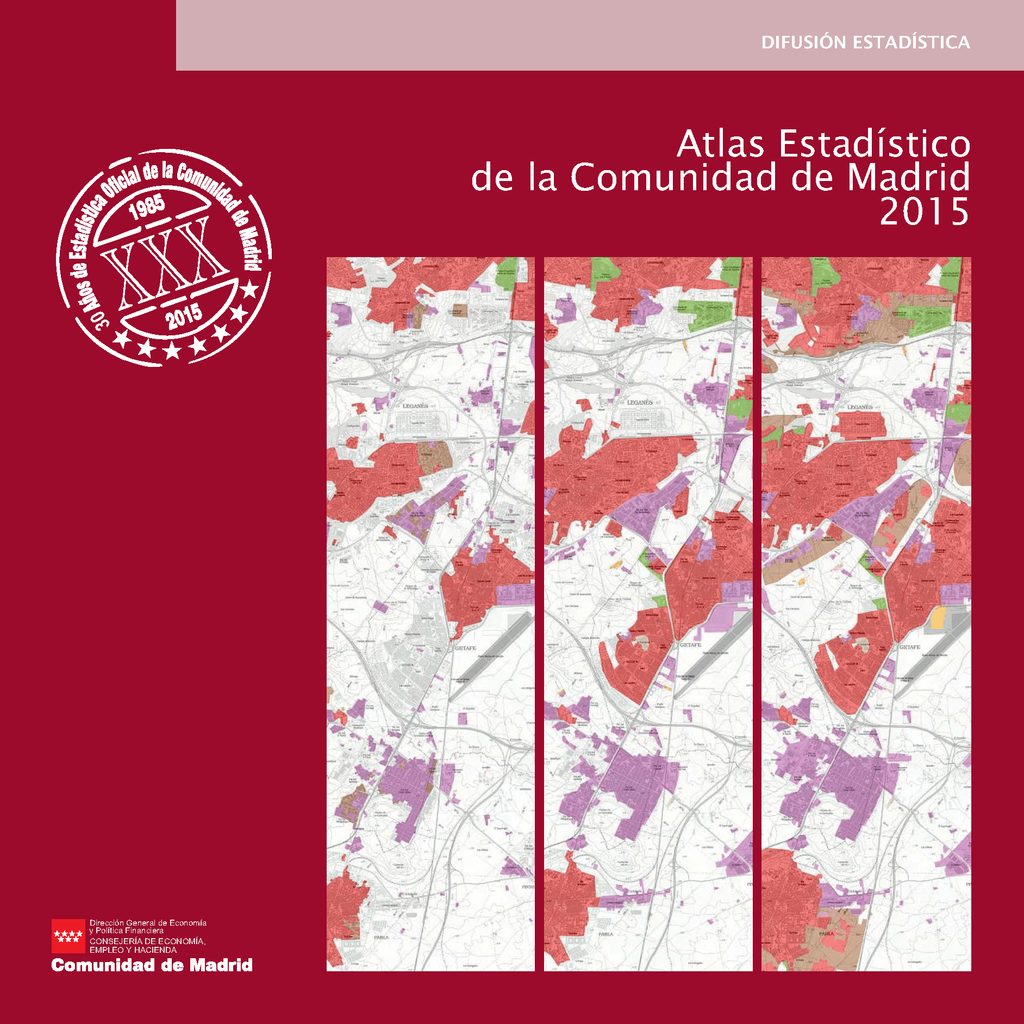 Atlas Estadístico de la Comunidad de Madrid 2015